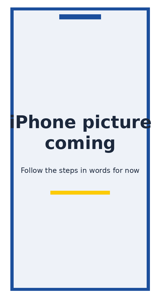 iPhone picture coming